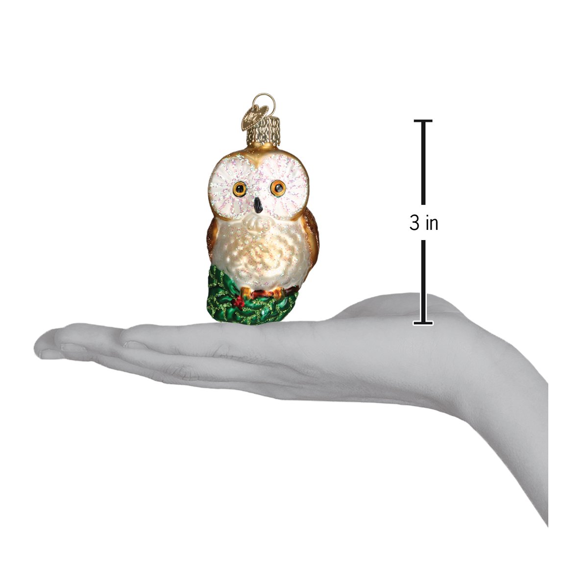 Christmas Owl Ornament-3